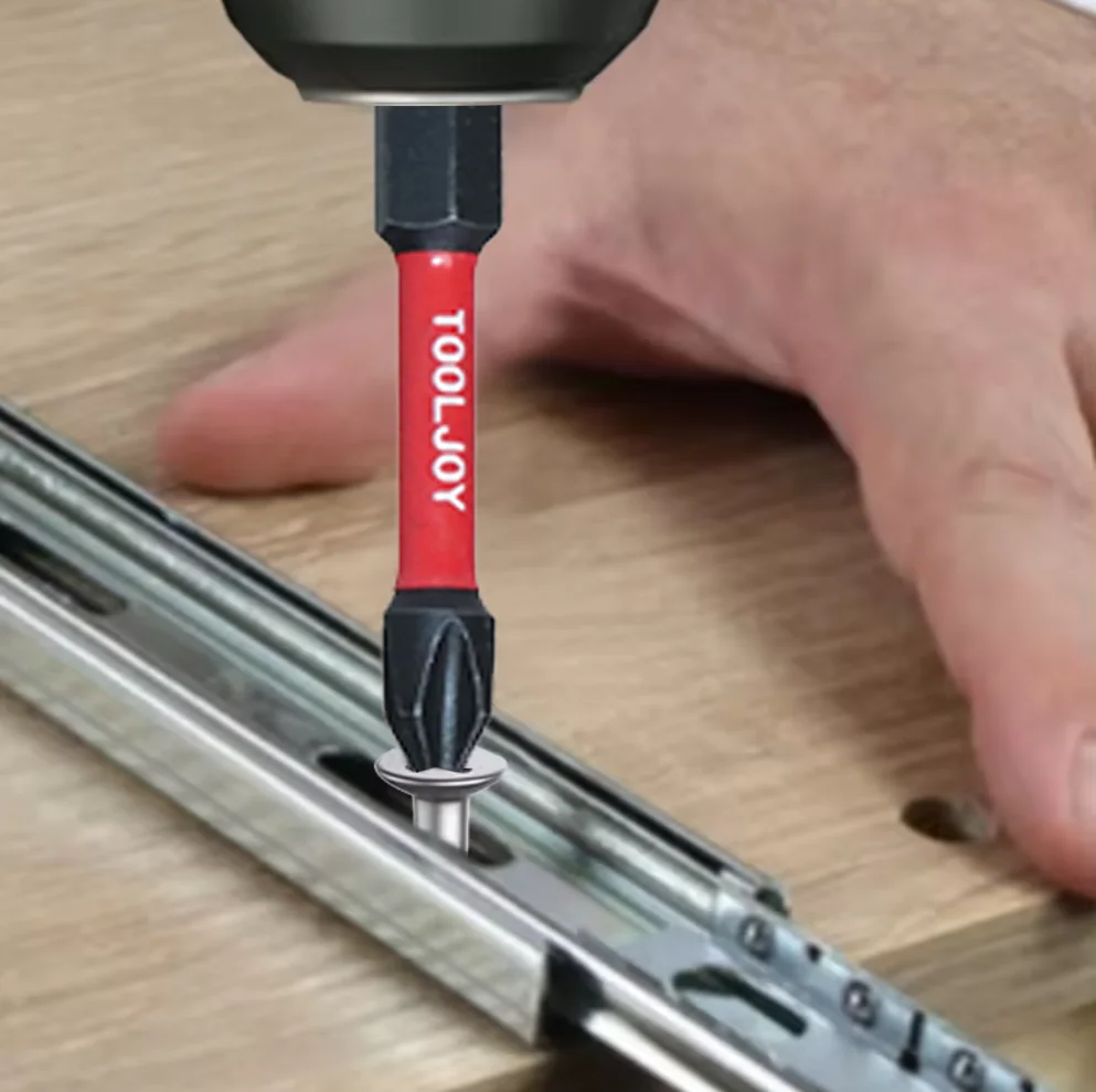 Ударные сверла TOOLJOY с высоким кручением бит драйвера PH2 шестигранной ручкой 1/4 дюймов отверткой S2