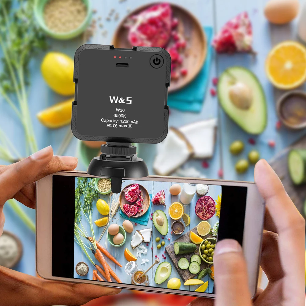 W&5 W36 Super Brightness Led Photography Lighting Camera Flash Light For Portable Fill Light Shooting