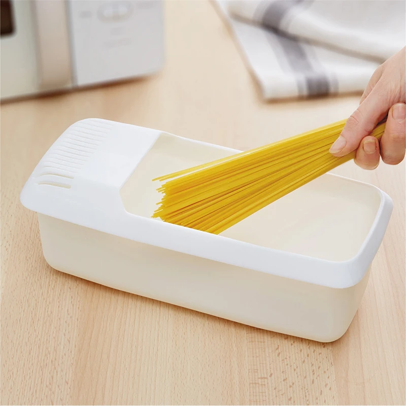 Kitchen 2-in-1 Microwave Cuisine Cooker Plastic Pasta and Vegetables Box Storage