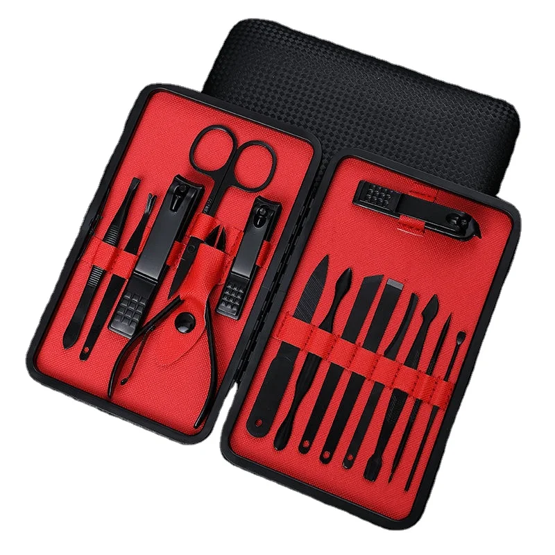 Professional Nail Cutter Pedicure Scissors Set Stainless Steel Eagle Hook Portable Manicure Nail Clipper Tool Set
