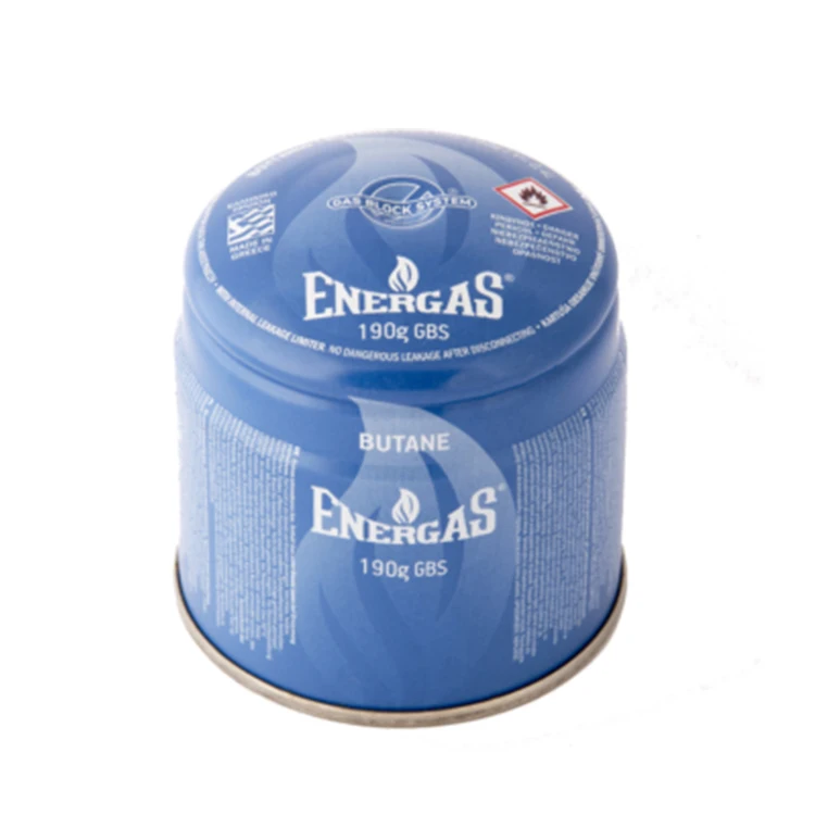 
 Первоклассная жесть ENERGAS BLUE 190 г, газовый картридж  