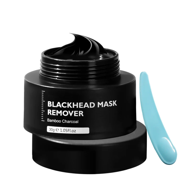 Private Label Blackhead Removal Mask Charcoal Facemask Peel Off Bamboo Facial Face Black Mask