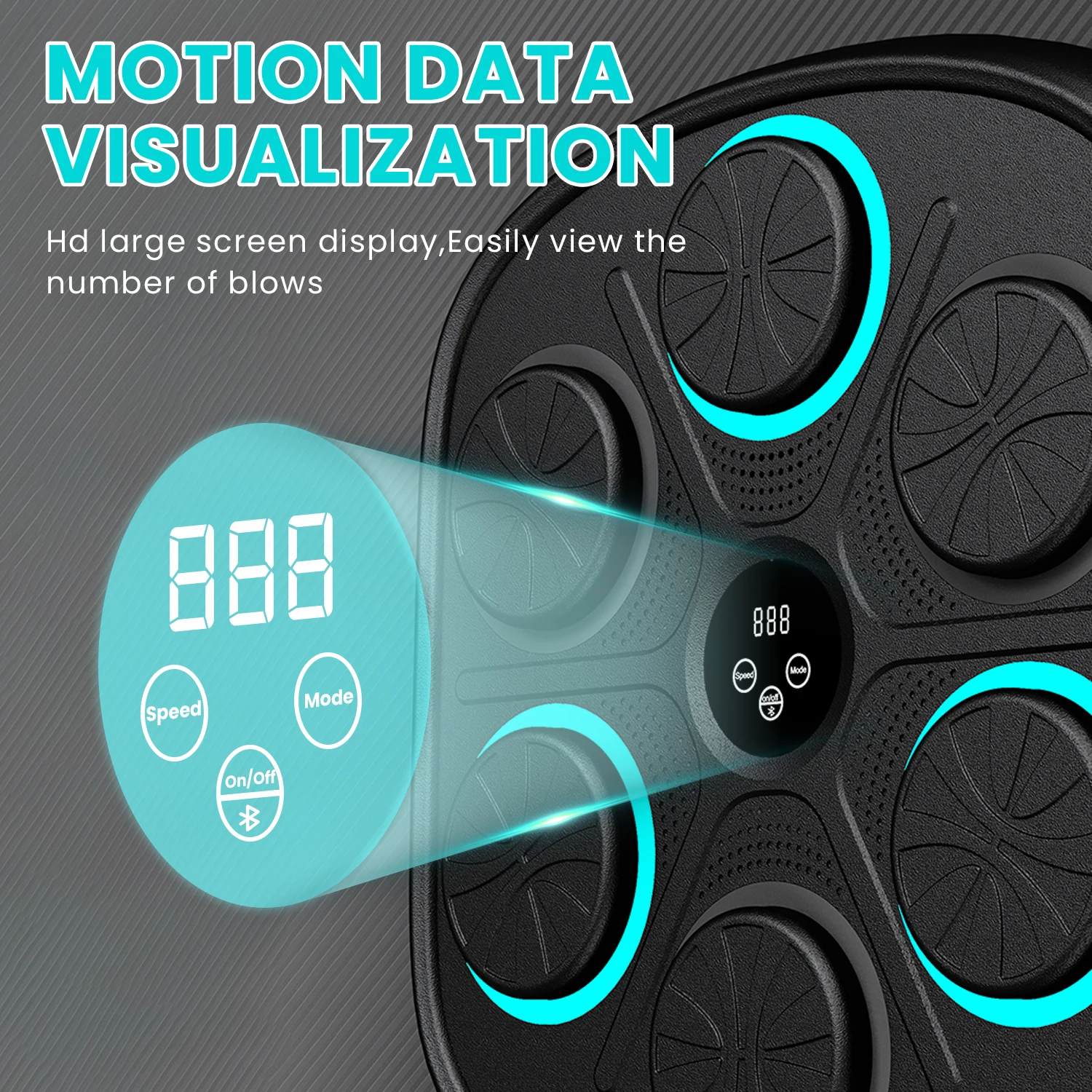 TOP Factory Smart Focus Agility Training Digital Boxing For adults Wall Target Smart Punching Music Boxing Training Machine