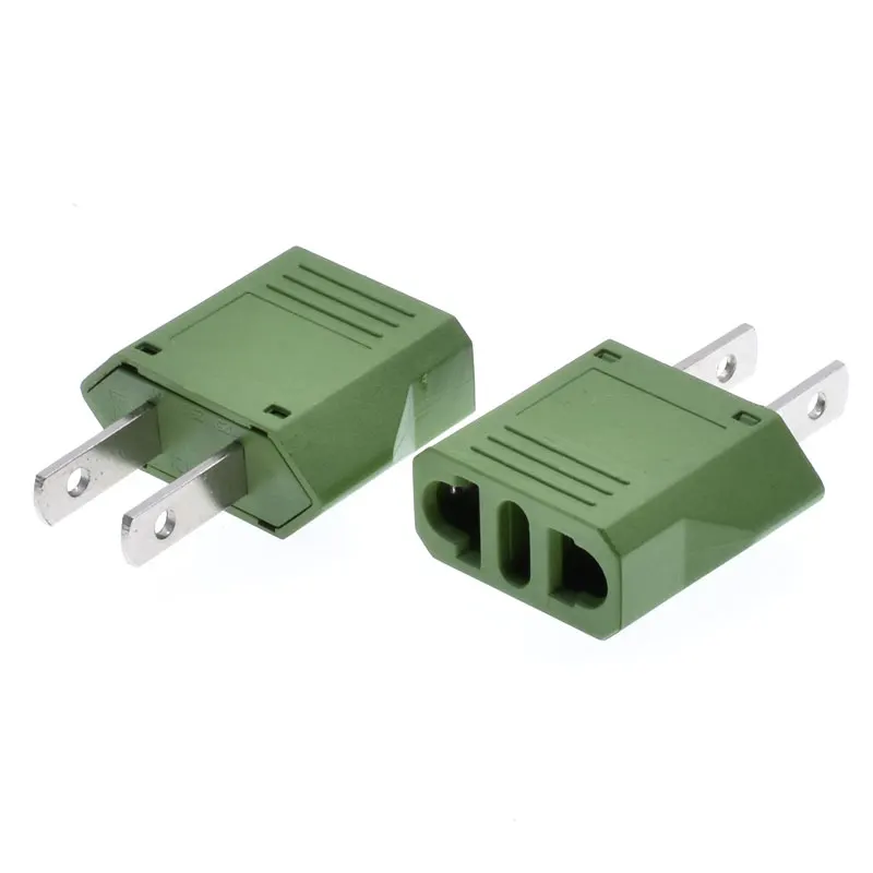 EU Power Cord Cable To 2 Pin US JP CN Plug Adapter EU European To US American Japan China Travel Adapter Electrical Socket