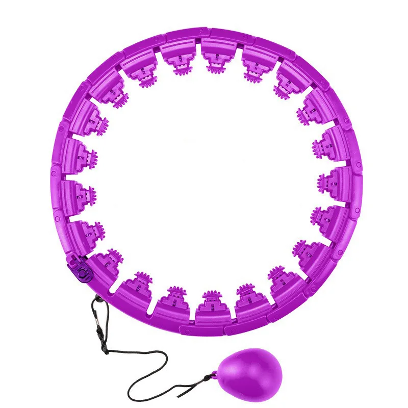 Smart fitness weighted hula ring