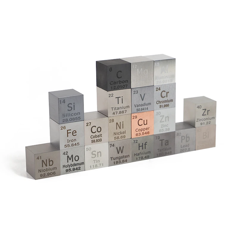 Molybdenum metal cube crafts Crafts Titanium Niobium Cube Molybdenum Nickel Iron Copper Block