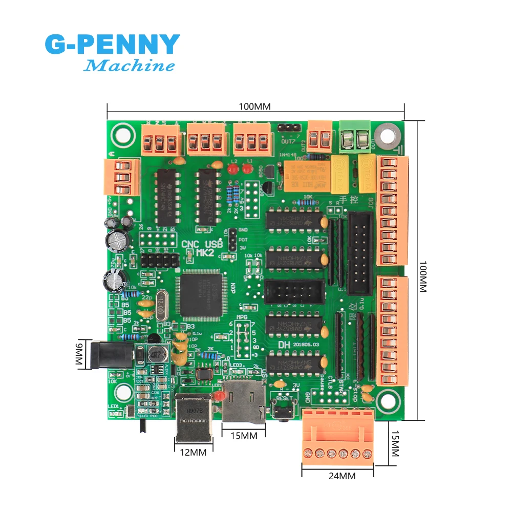 MK2 usb interface board 100khz 4Axis machine cnc motion controller board