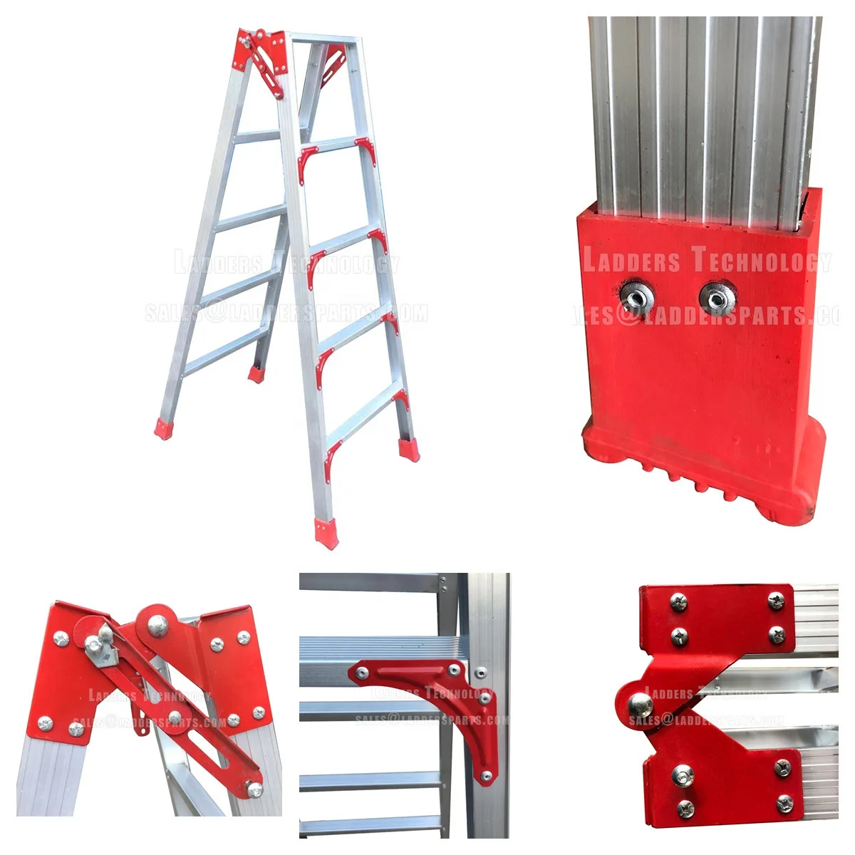 China Manufacturer Multi Purpose Large Extension Agility Aluminium Ladders For Sale