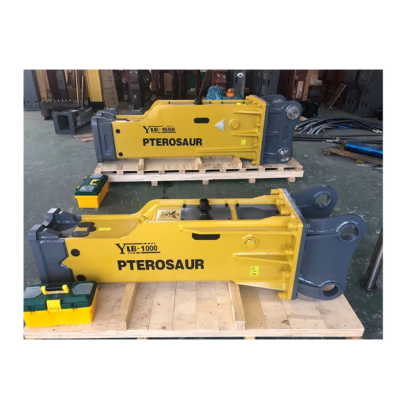 concrete breaker machine silence type hydraulic Kubota Stone Bolt Auxiliary Tire Manual Bead Hammer Lori SB121 for CAT320D 330