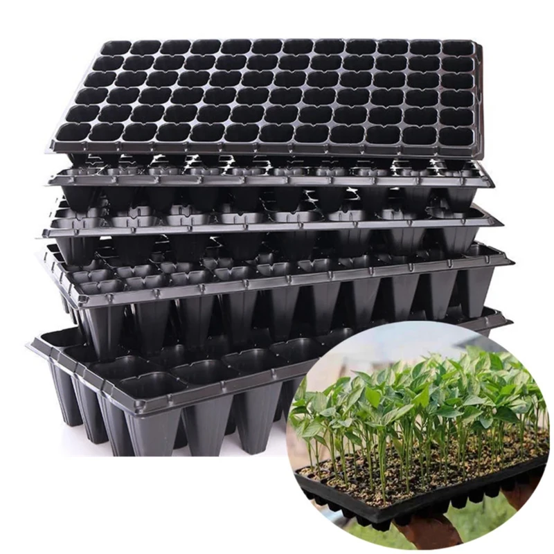 Wholesale 200 Cell Germination Seedling Trays Garden Starter Trays Strength Seed Germination Plant Flower Pot Nursery