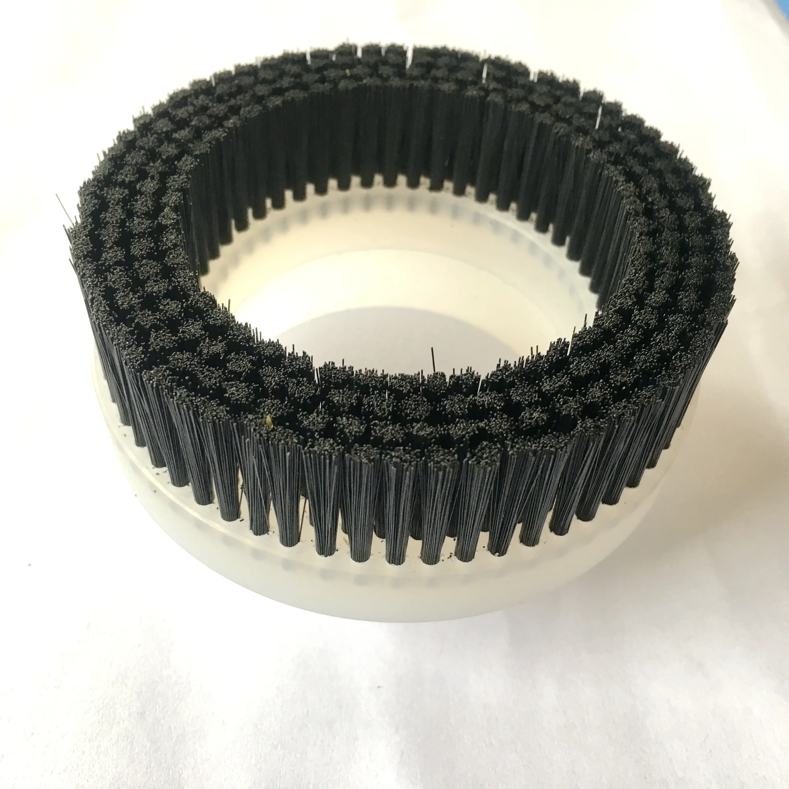 industrial abrasive Nylon wheel brush        circle  cleaning brush