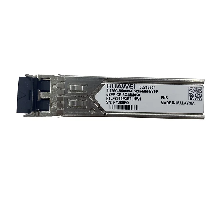 SFP module 02315204 Huawei Fiber Optic Transceivers 2.125G-850nm-0.5km-MM-ESFP