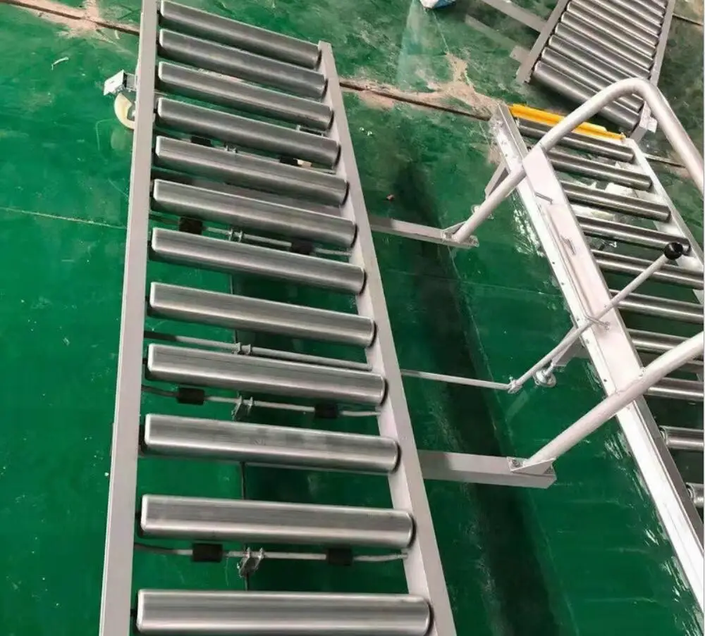 Wholesale wood board panel roller conveyor, board gravity roller conveyor system