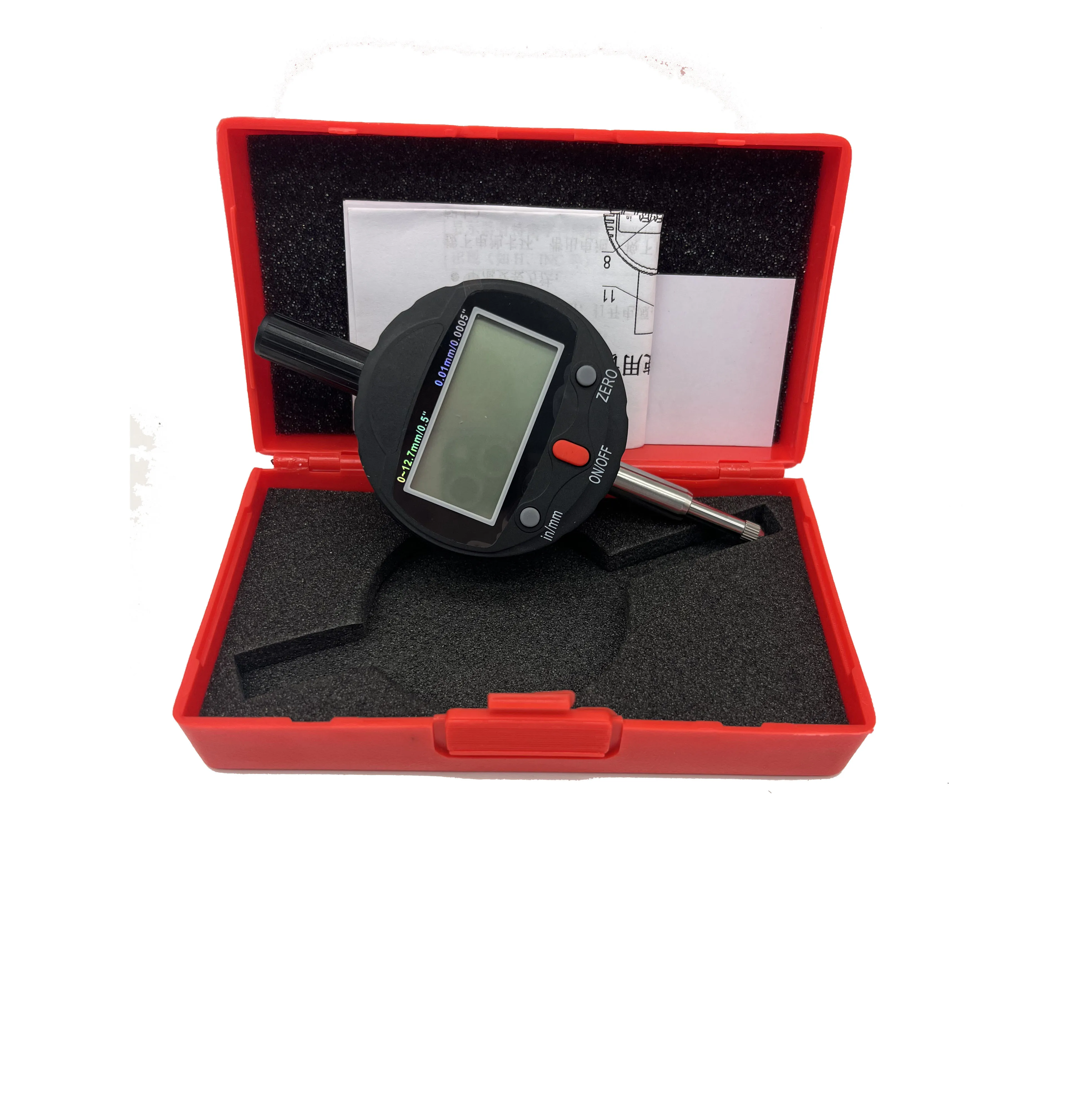 IP54 Digital Dial Indicator 0-12.7mmx0.01 Digital Dial Gauge