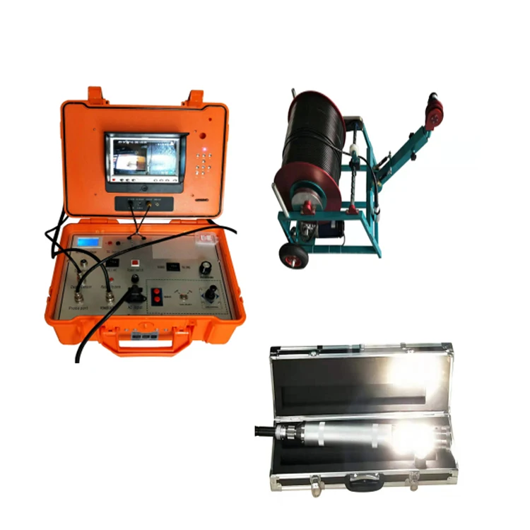 New  Deep Wall Well Vertical inspection camera borewell inspection camera with 300m