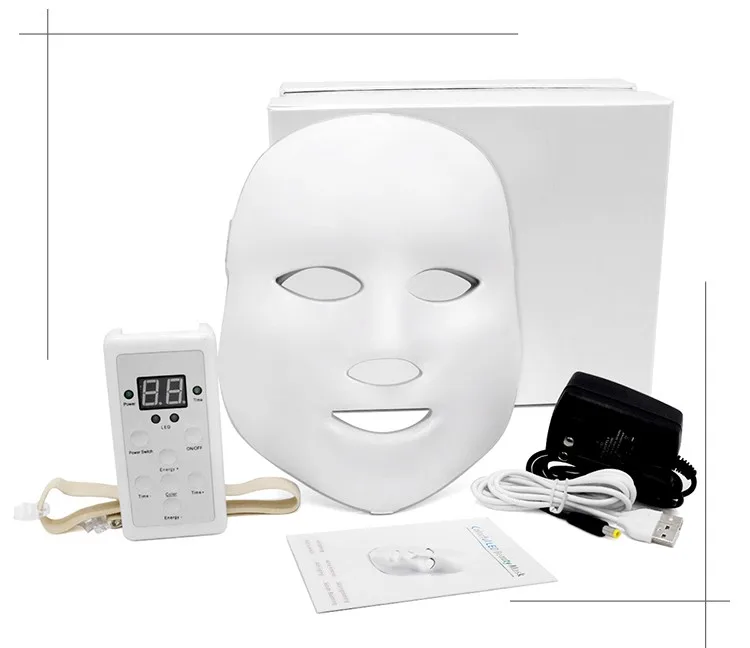 Trending Products 2021New Arrivals Photon Light Facial Skin Beauty Therapy 7 Colors LED Face