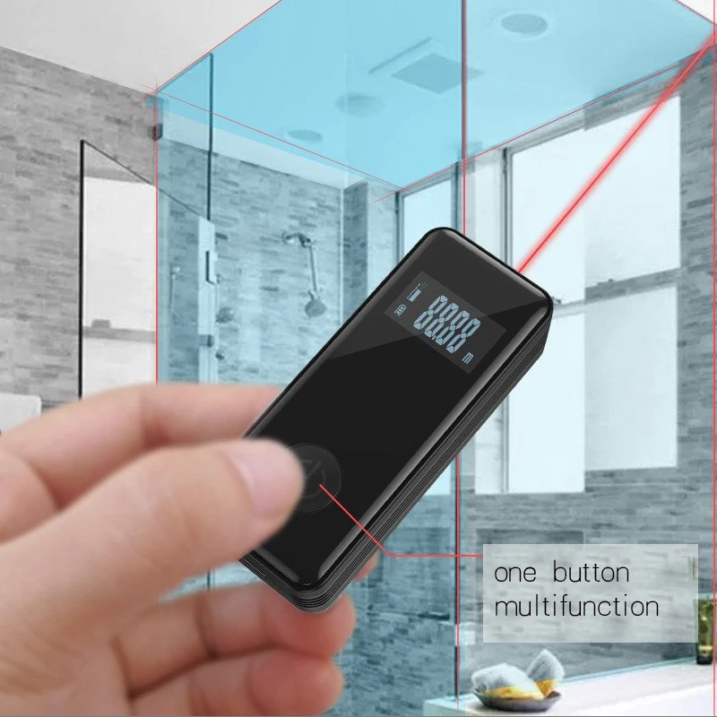 Low Price Laser Distance Meter Digital Sensor 30M Mini Hand-hled Smart Rechargable