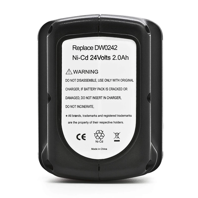 
24v NIMH power tools Battery for Dewalts DW0240, DW0242, DW0241, DE0240, DE0240-XJ, DE0241, DE0242, DE0243, DW0242-XRP battery 
