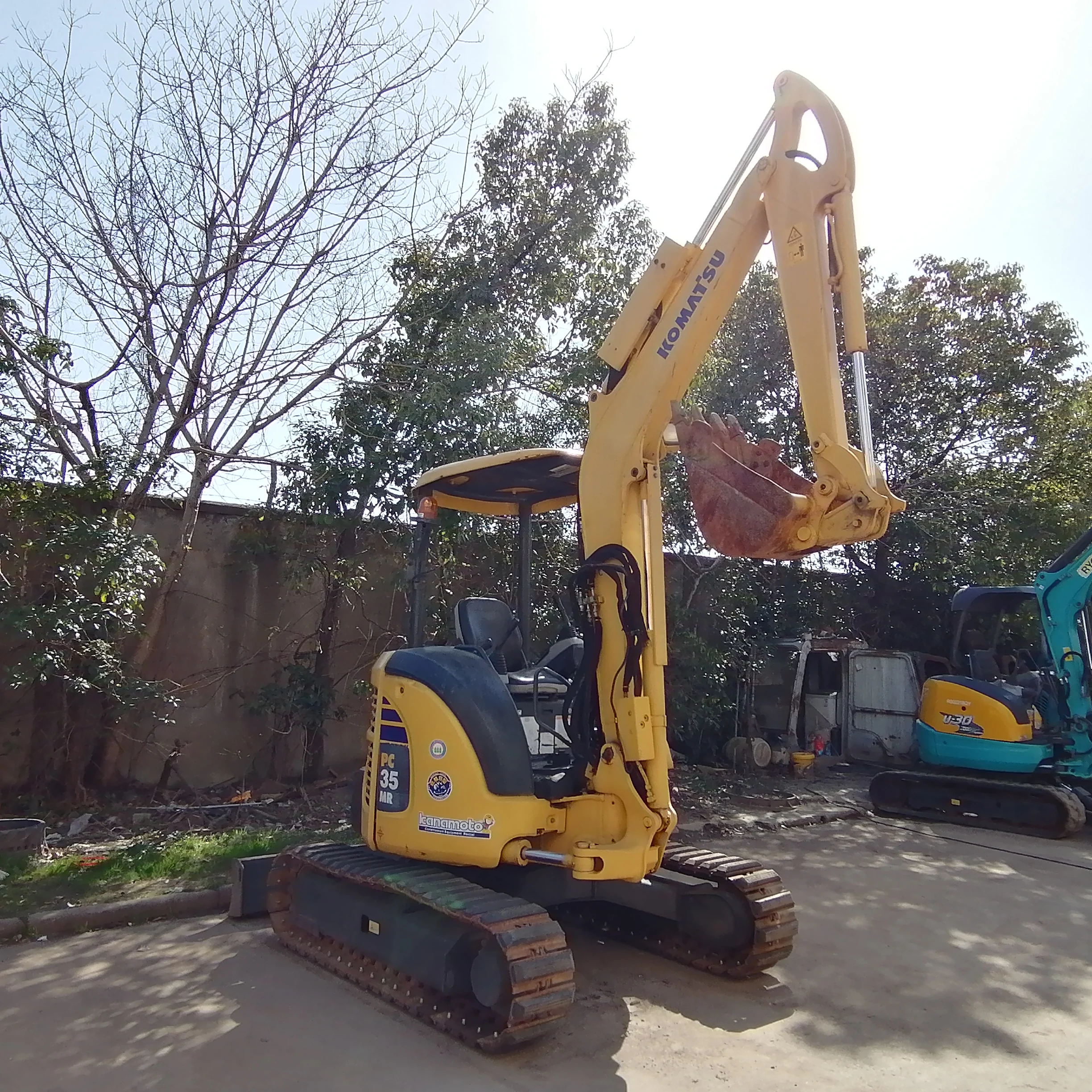 Мини-экскаватор на гусеничном ходу komatsu pc35 3 5 тонн pc 35 экскаватор pc35mr 2 цена новинка