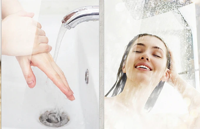 Для горячей воды для душа твердые деревянные полки настенные Деревянные Напольные Ванная комната Портативный электрический водонагреватель Электрический проточный Tankless 8.5KW 240V