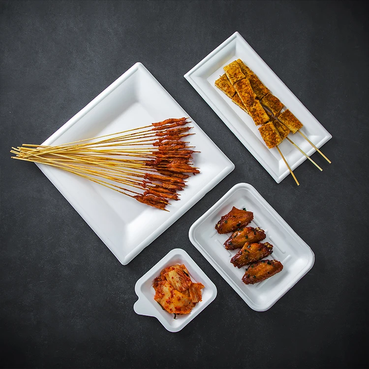 Quality Assurance Shandong Origin Food Container Disposable Cheap Square Plates