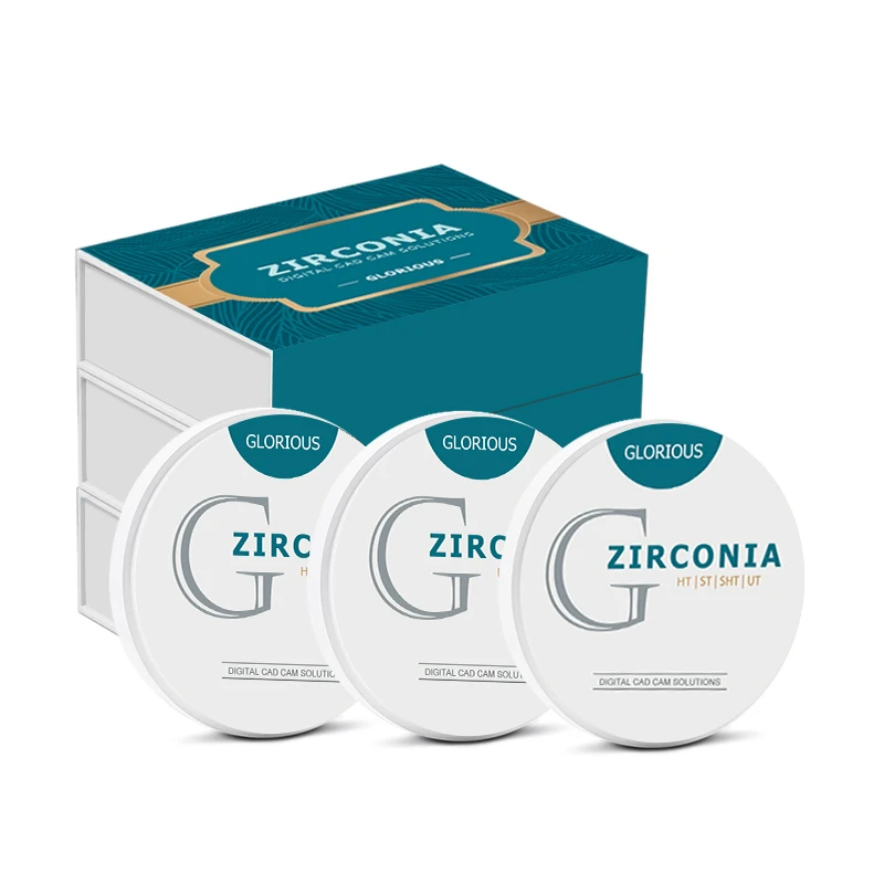 Dental Laboratory zirconia block Glorious  Ceramic Materials HT Zirconia Discs