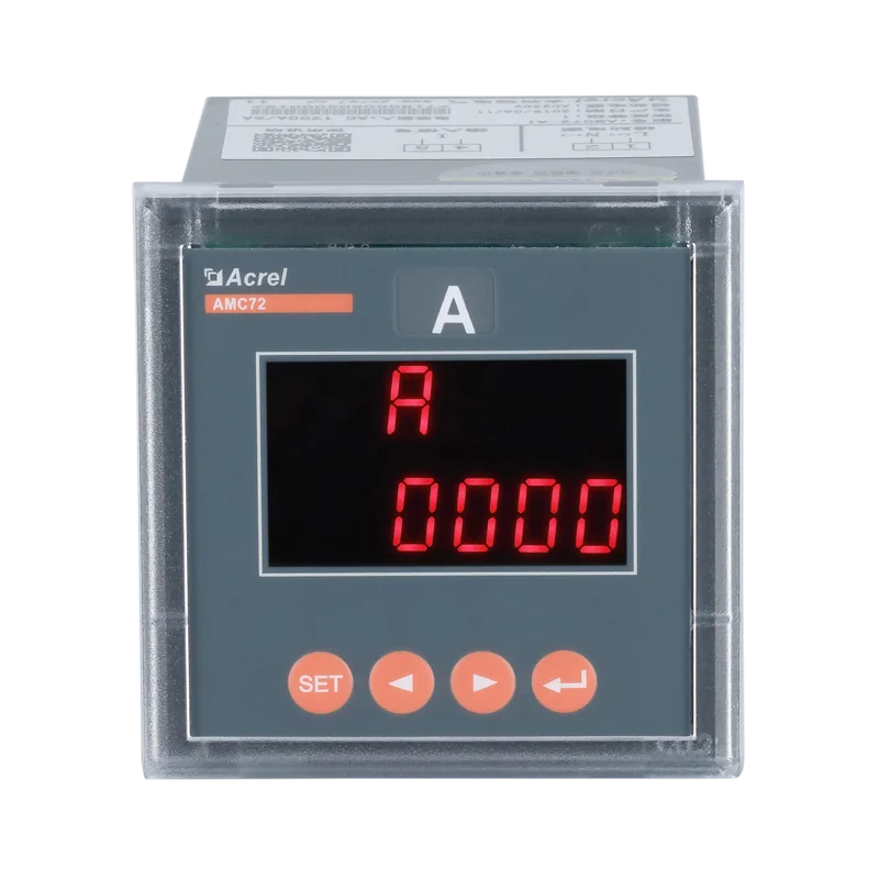 Acrel AMC72-AI/C Programmable AC Single Phase Current Meter Digital Panel Meter LED Display RS485