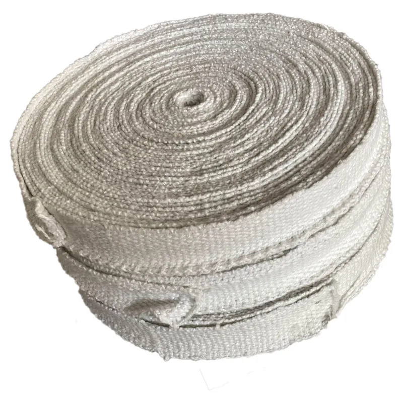 Fireproof heat/electrical insulation ceramic fiber cloth/clothing/fabric with wire for oven rotary