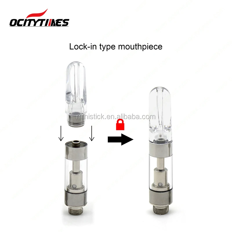 Ocitytimes C10 cbd oil vapourizer 1ml atomizer vape pen smoking device