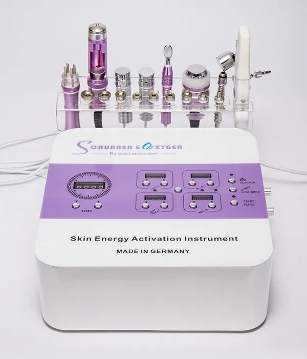 Bority Wholesale Professional skin Dr.8 in 1 multifunction Diamond Microdermabrasion face massager beauty instrument for SPA use