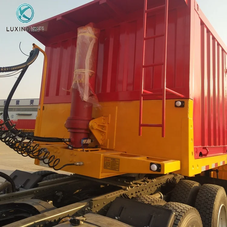 Luxing Truck Trailer Semi Dry Van Food Shipping Container Transport Van Type /Box Semi Trailer