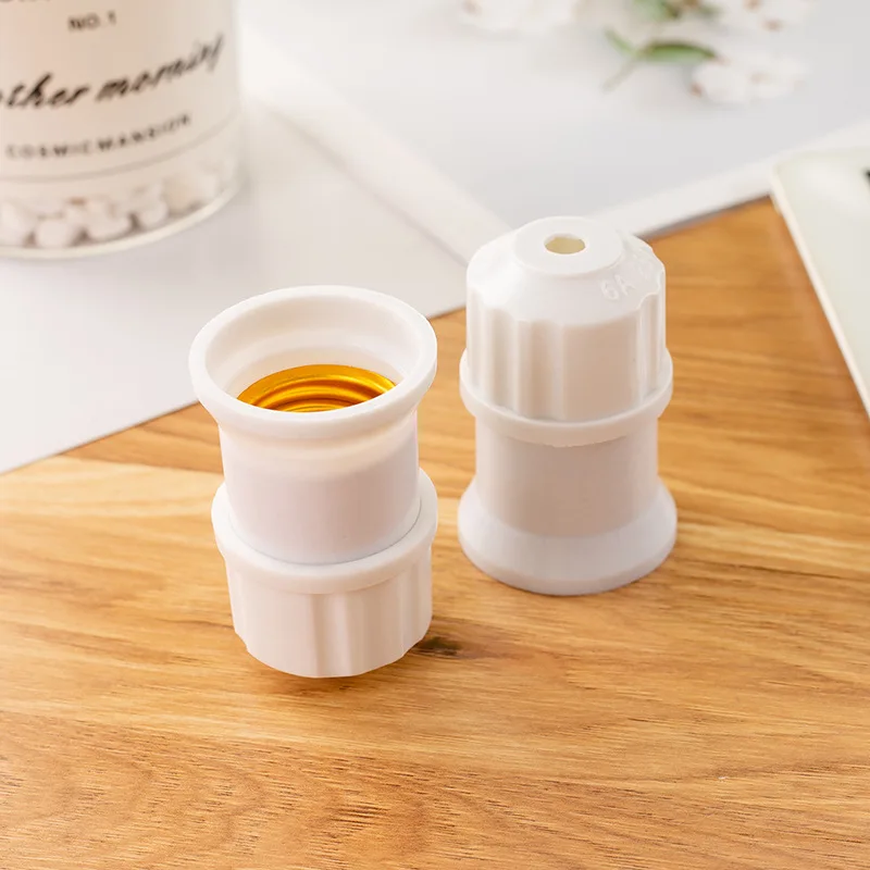 High Quality Suspended Screw E27 Lamp Holders Porcelain White Bakelite High Temperature Resistant Flame Retardant Head Bulb Base