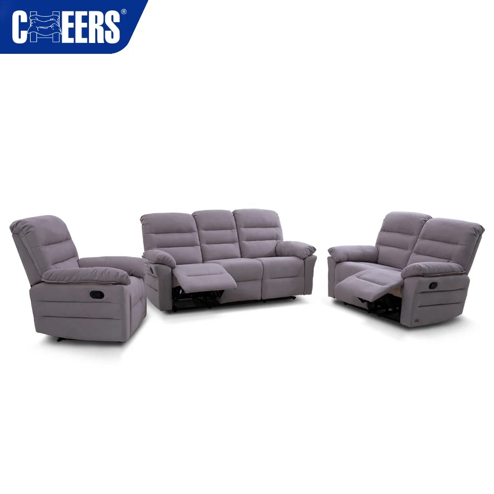 MANWAH CHEERS Fabric Manual High End Deep Modern 3 2 1 Seat Sofa Design Luxury Living Room Furniture Sofa Set