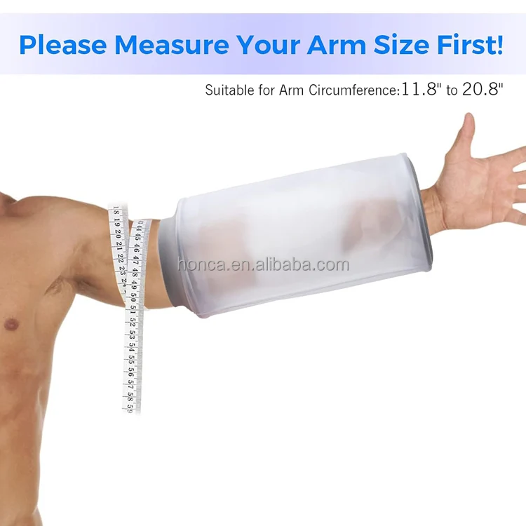 Professional plaster Adult elbow protector PICC line cover waterproof cast cover for showering or bath