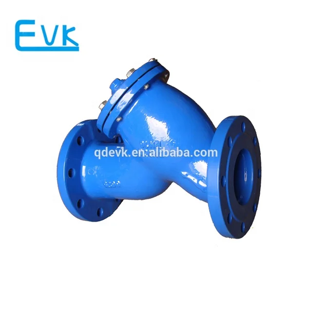 Factory Price Durable Filter Valve Y Straine PN16 Ductile Iron Flange DIN Y Type Strainer For Water Supply