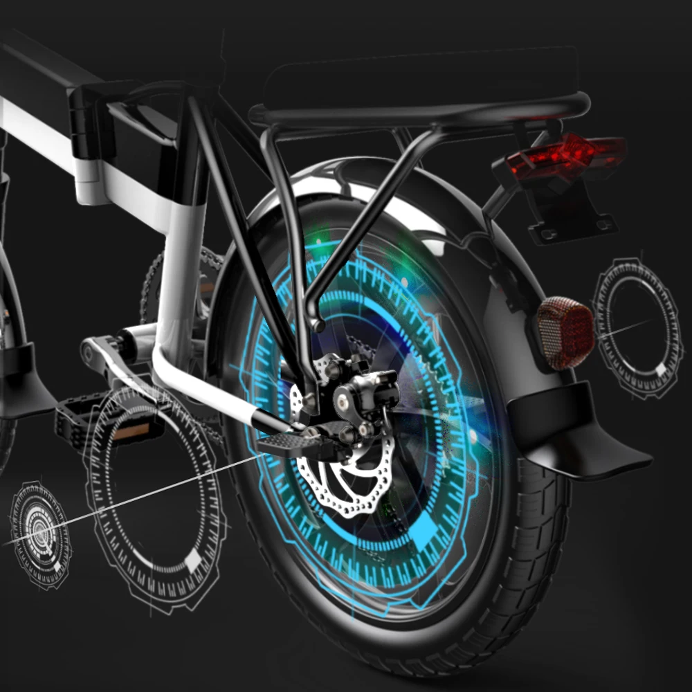 Электрический велосипед Ebike складной электрический портативный