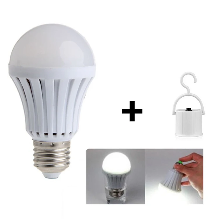 E14 E27 3W  Operated Led Light Bulb With  Backup Battery