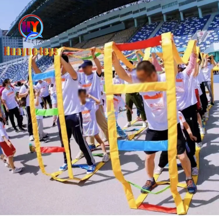 Team building game Interactive walking or run course knockout activities for school or corporate games