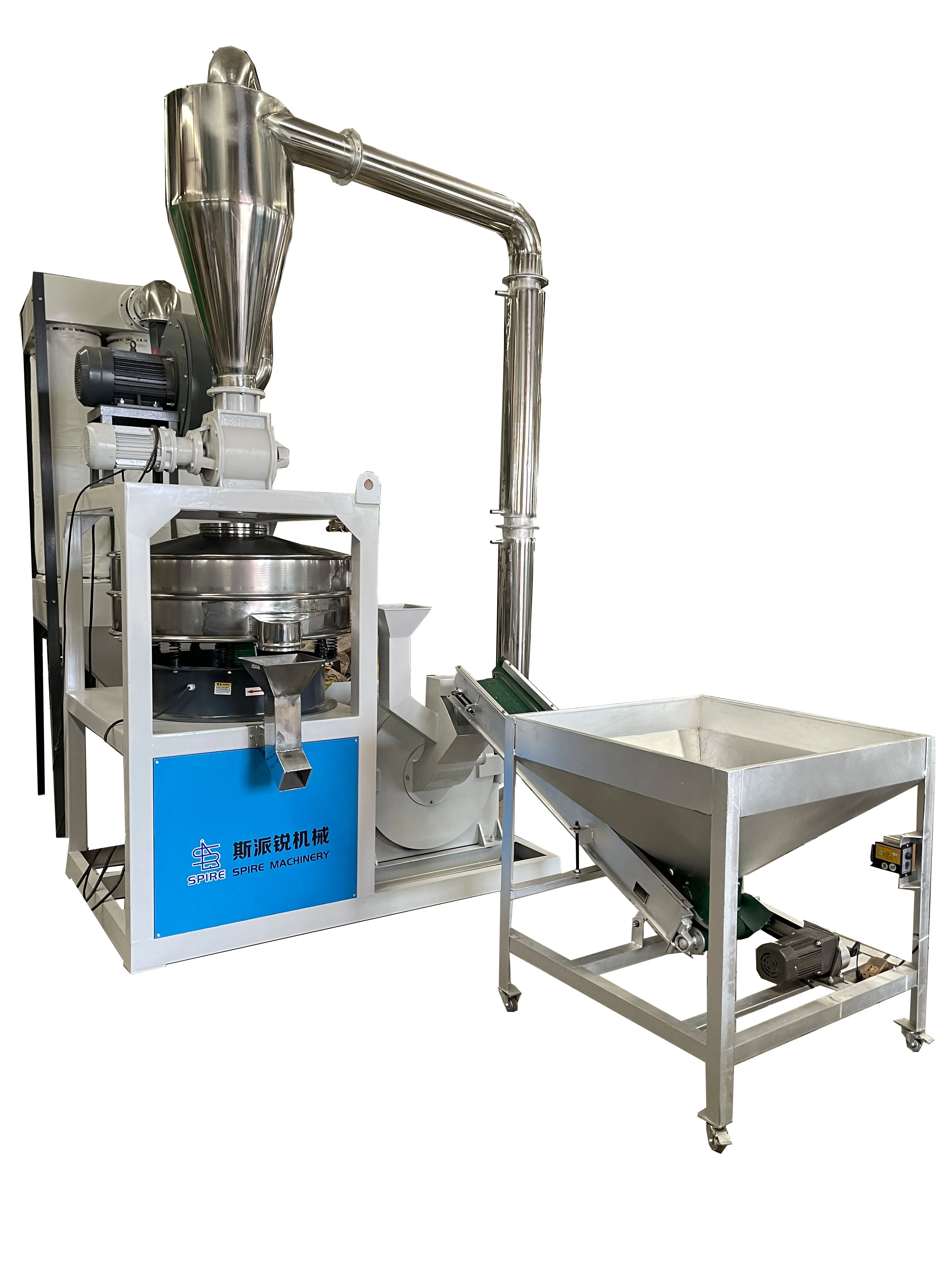 Plastic disc turbine Pvc-Pp-Pe grinding and milling machine Particle pulverizer