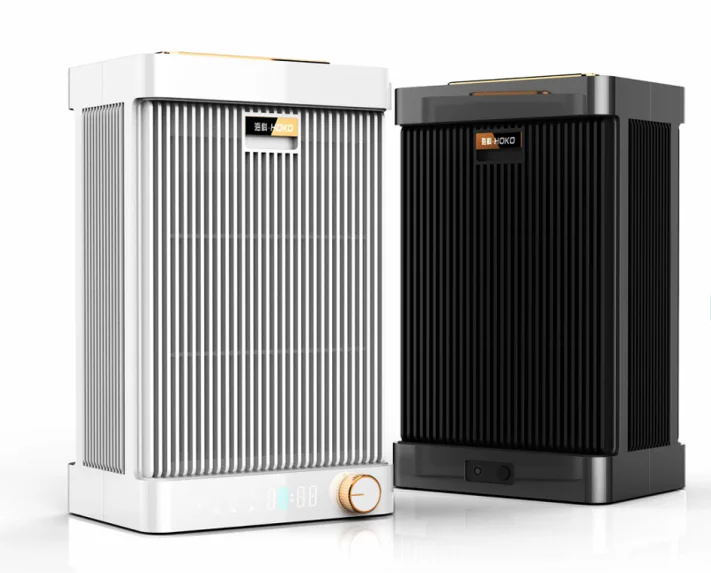 smart WiFi with wireless charging function Colorful atmosphere lamp household home negative ion hepa Audio Desktop air purifier