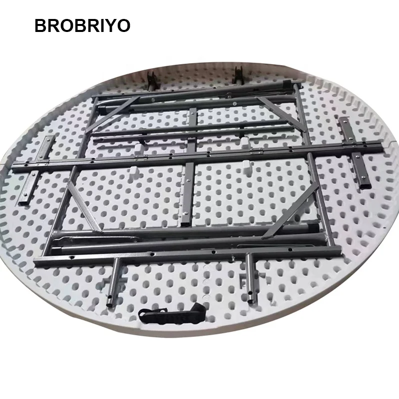 Wholesale Easy Carry Restaurant Wedding 10 Seater Folding Table Plastic Folding Dining Table