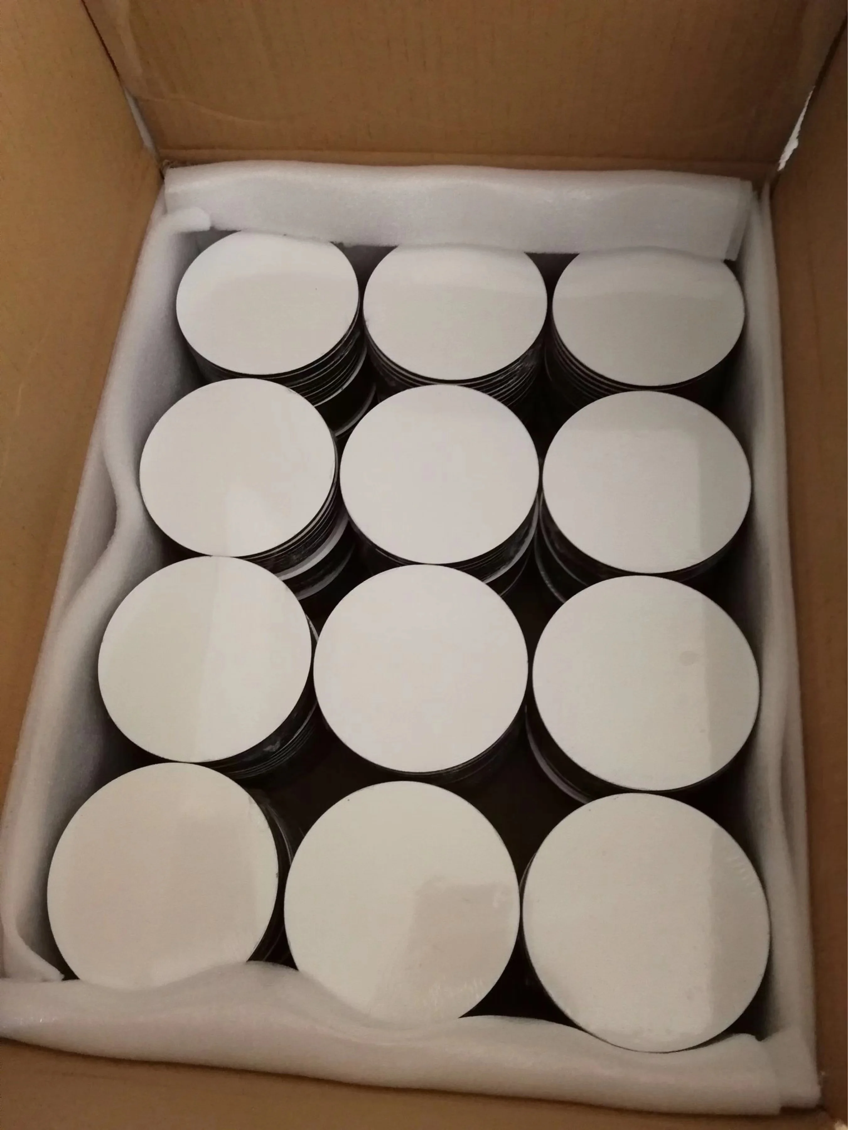 Сублимационная пустая подставка под деревянную чашку из МДФ, термопереносная подставка под чашку