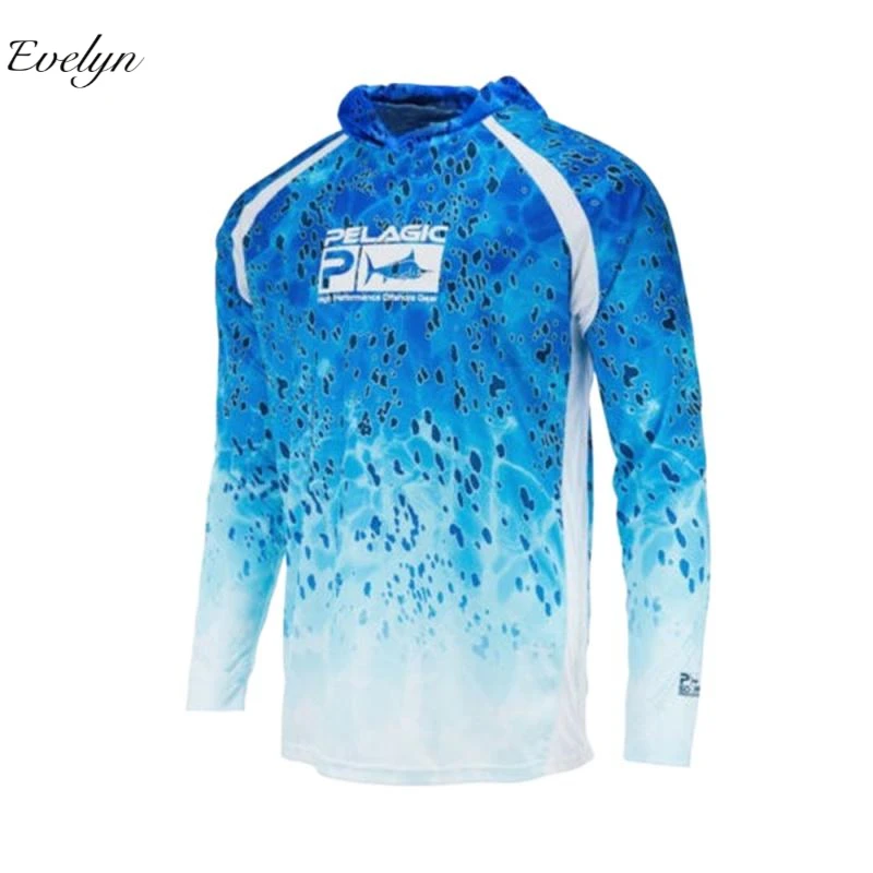 EVELYN OEM ODM Hooded Fishing Suits Ice Silk UV Protection Summer Outdoor Quick-Drying Lightweight Breathable Fishing Suits