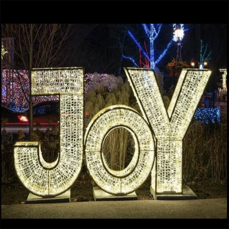 English outdoor indoor garden street large, medium and small landscape lighting 2D3D custom decorative lights digital