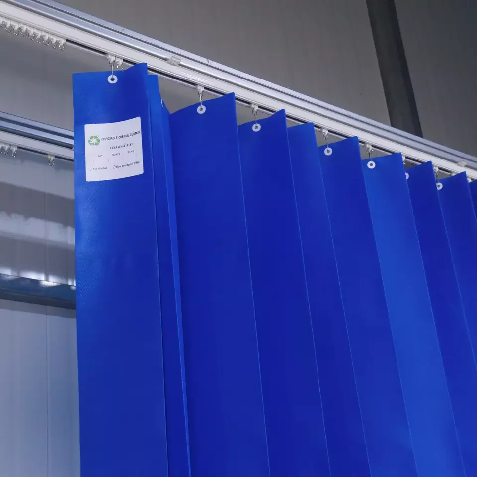 disposable cubicle curtain hospital antimicrobial disposable curtains