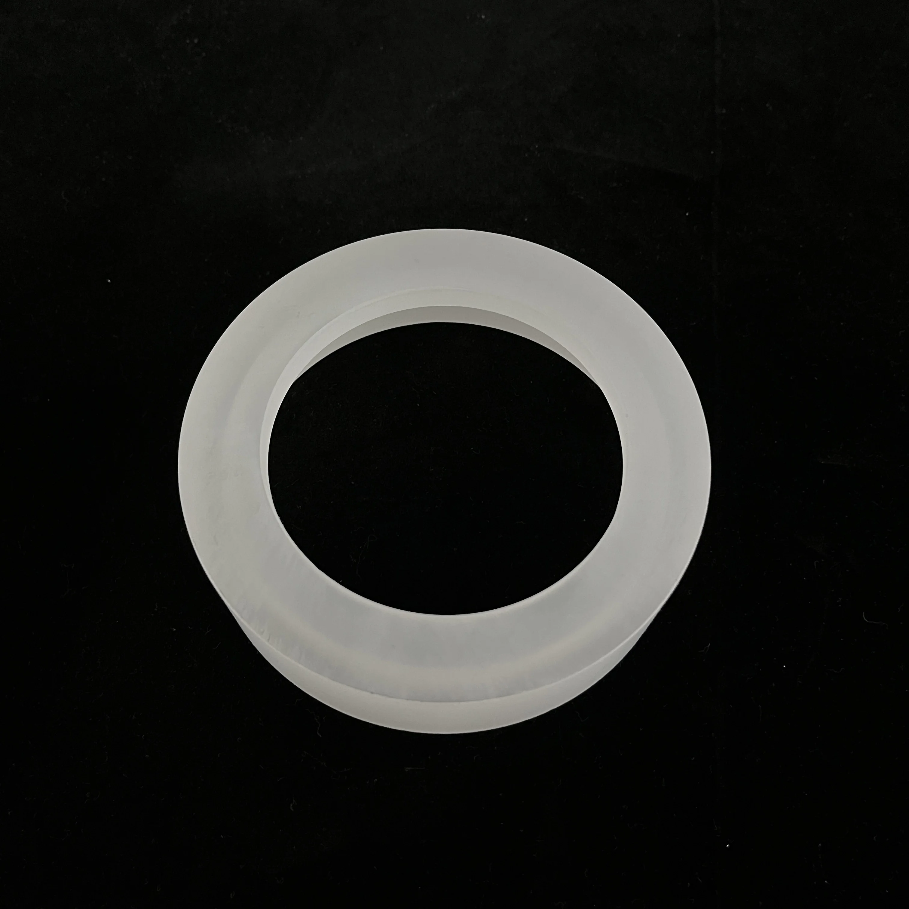 Customized Quartz products Frosted Opaque Glass Ring Quartz gasket flange Quartz flange