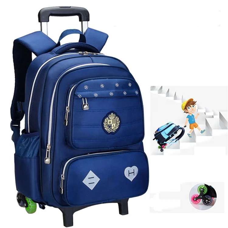 
Chinese manufacturers direct sales trolley bag school children trolley school bags 