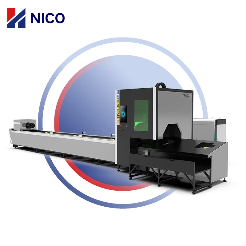 Global Warranty 4000W / 4Kw Open High Security Metal Tube Laser Cutting Machine