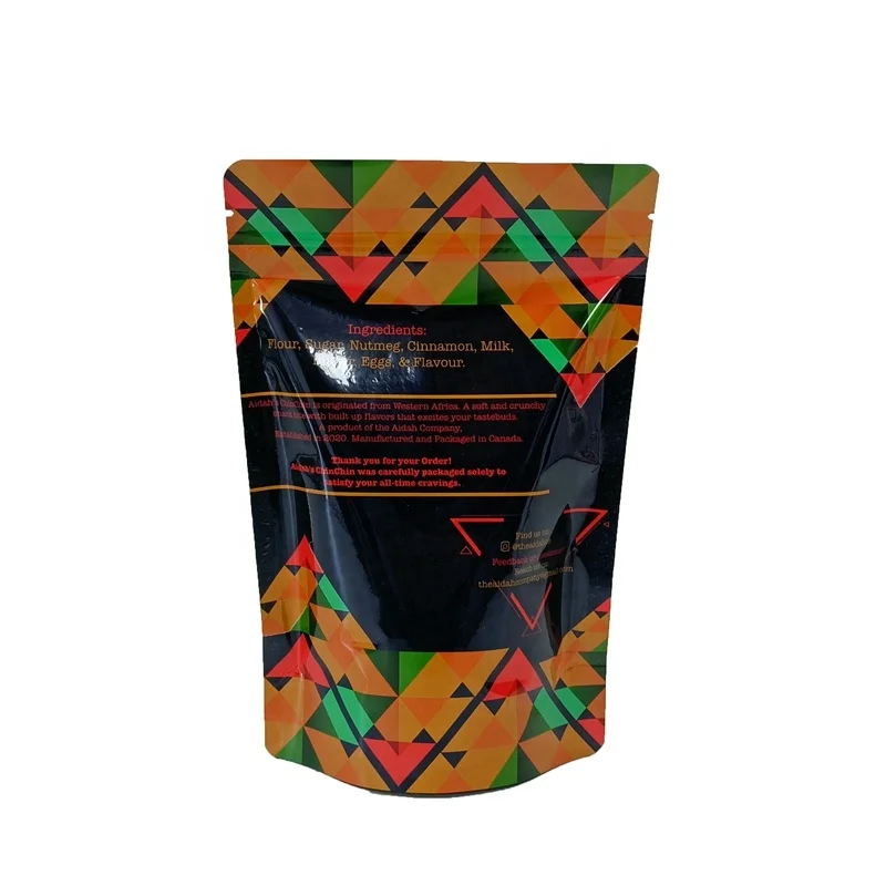 F In stock food Clear Window Smell Proof Mylar Zipper Stand up pouch Bags Sprite Bags