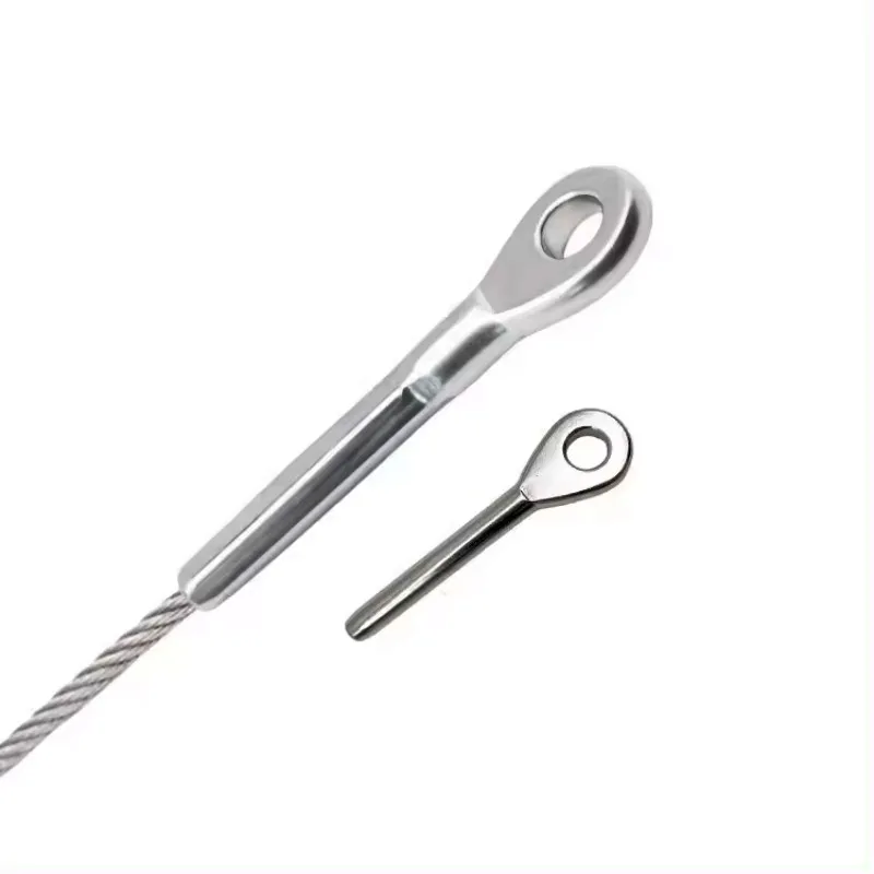 China Manufacturer High Quality Modern Ss304 Or Ss316 Rope Accessory Cable Eye Terminal